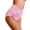 Pink, variant on HMZZL Womens Underwear High Waist Thin Lace Ladies Panties Women's Briefs Underwear Soft Breathable Panties Solid Color Everyday Essentials Panties Light Blue M
