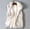 White, variant on Faux Fur Vest For Women Plus Size Fluffy Wool Vest Stand Collar Loose Fit Cozy Warm Sleeveless Jackets White 2XL
