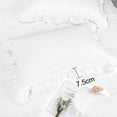 thumbnail image 3 of Unique Bargains Microfiber 3 Pieces Seersucker Duvet Cover Set King White, 3 of 8