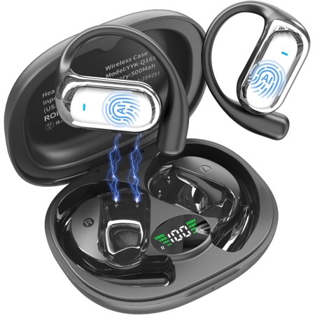 Wrongduck Wireless AI Translator Earbuds Open Ear Bluetooth Translation Headphones with 188 Languages and Charging Case