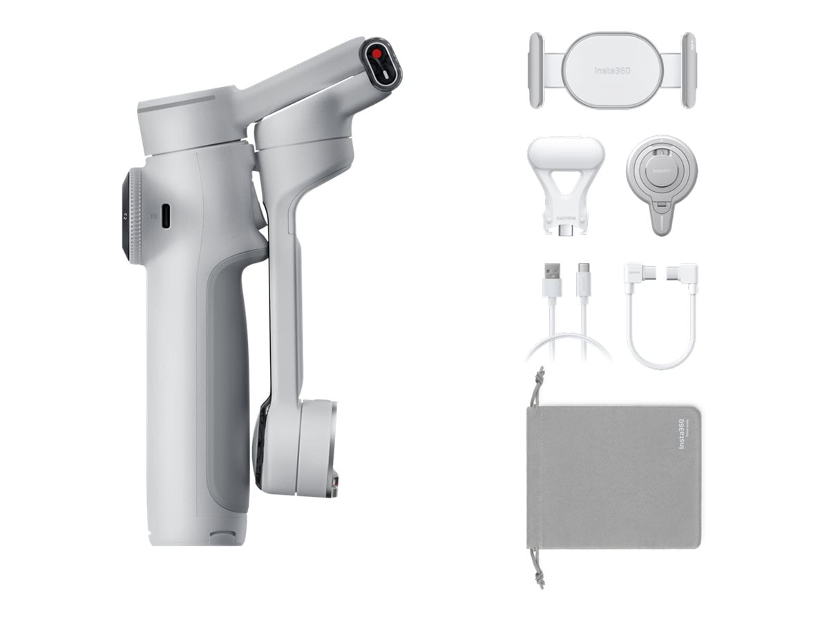 Trousse de création de stabilisateur pour téléphone intelligent Insta360 Flow 2 Pro - Gris (CINSABQB_FLOW208)