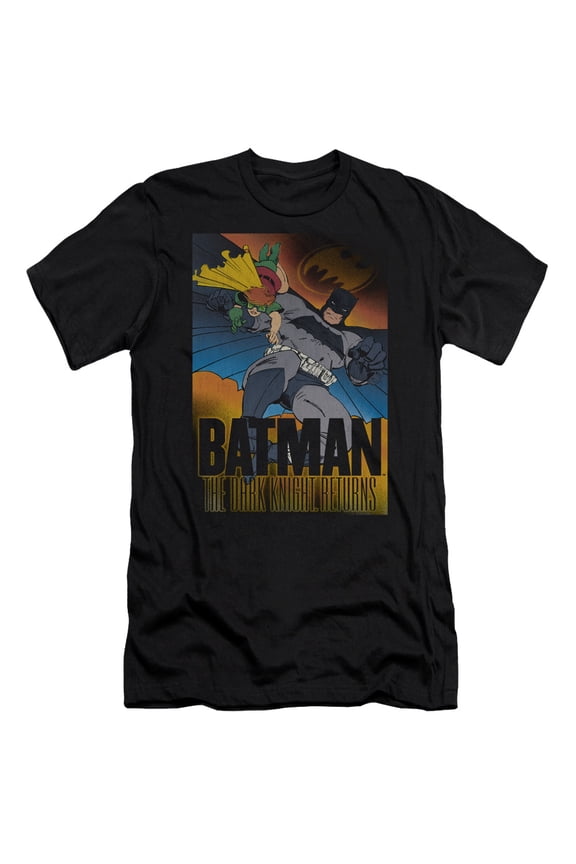Batman - Dk Returns - Slim Fit Short Sleeve Shirt - Large