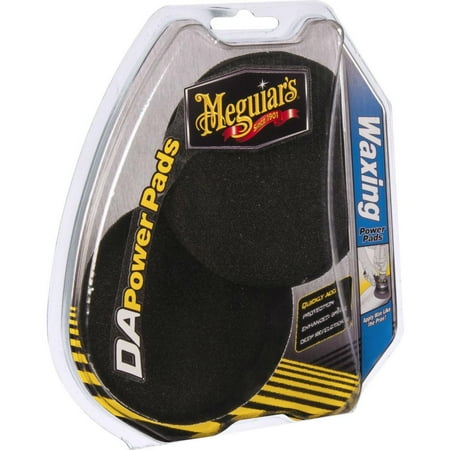 Meguiar's G3509 DA Waxing Power Pads, 4", 2-Pack,Each