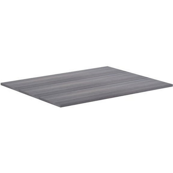 Lorell Revelance Conference Rectangular Tabletop 59.9" x 47.3" x 1" x 1" - Material: Laminate, Polyvinyl Chloride (PVC) Edge, Particleboard Table Top - Finish: Weathered Charcoal