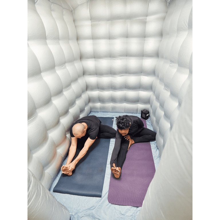 The Hot Yoga Dome, Portable, Lightweight & Easy Set Up Inflatable Hot Yoga  Dome Home Yoga Studio, Personal Hot Yoga Equipment for Indoor & Outdoor