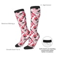 thumbnail image 5 of Picia Women Crew Soft Moisture-wicking Socks Makeup Pattern Design Cotton Socks, One Size fit All, 5 of 9