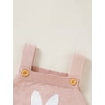 thumbnail image 6 of Jxzom 0-18M Baby Girl Boy Easter Bunny Romper Sleeveless Knitted Bodysuit Jumpsuit My 1st Easter Outfit Cute Clothes, 6 of 7