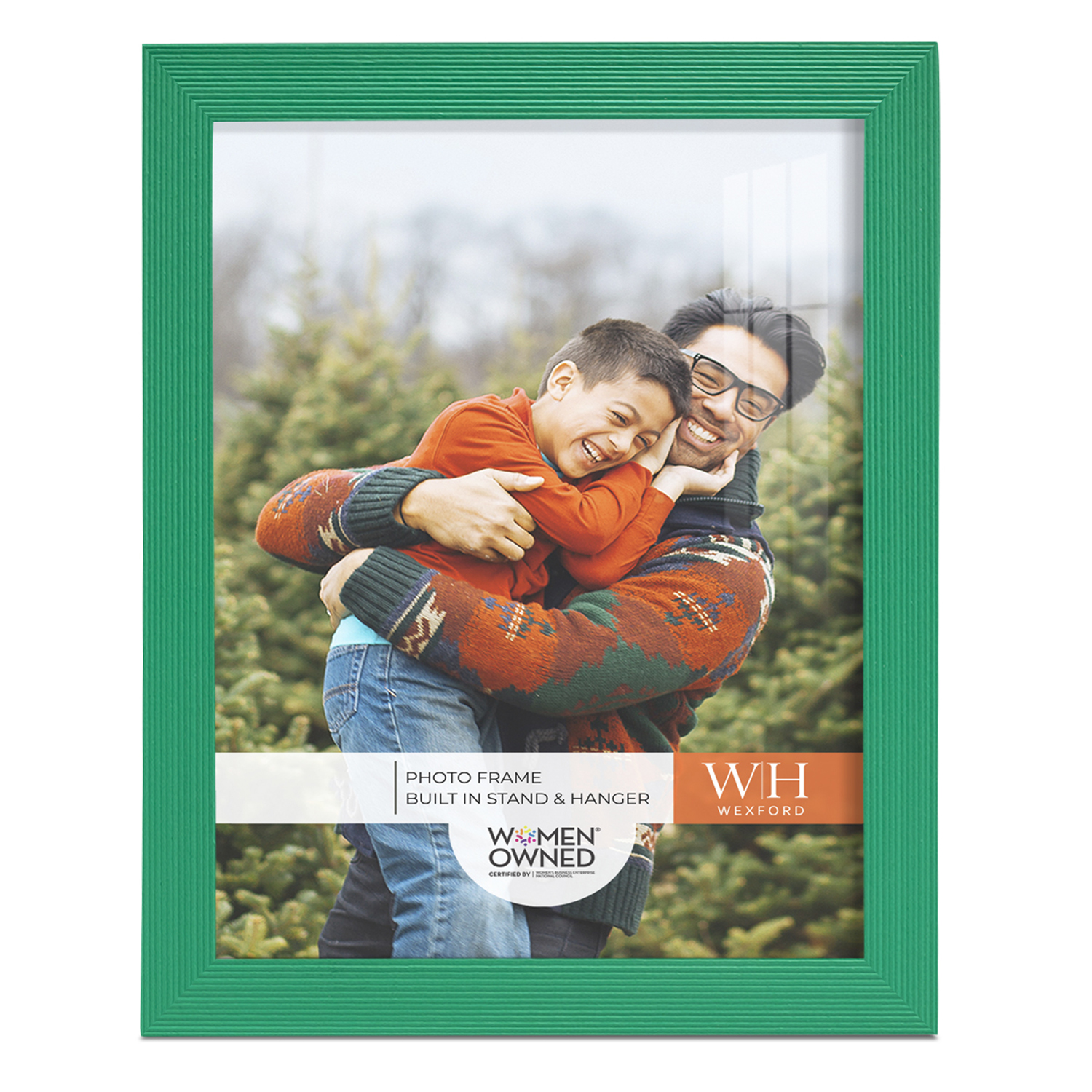 Emerald Green Rustic Picture Frame, 8 x 10