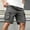 (Casual 66)Dark Gray, variant on Mens Shorts Fashion Breeches Summer Solid Color Casual Sports Large Pocket Trendy Versatile Straight Leg Short Pants