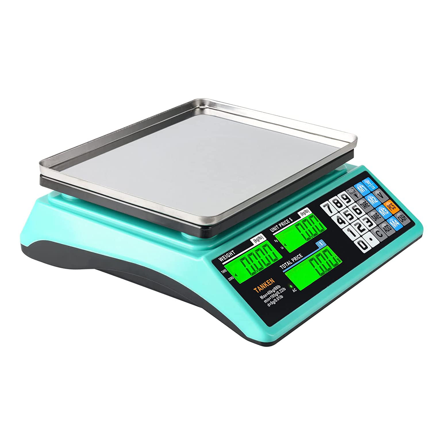 Digital Shop Scales,Food commercial scales,Fruits Veggi Scale,Electronic  Price Computing Scale,Digital Retail Scale for Food Meat Fruit