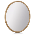 thumbnail image 4 of Bouclair Miroir Rond Naturel à Cadre en Bois, 4 of 9