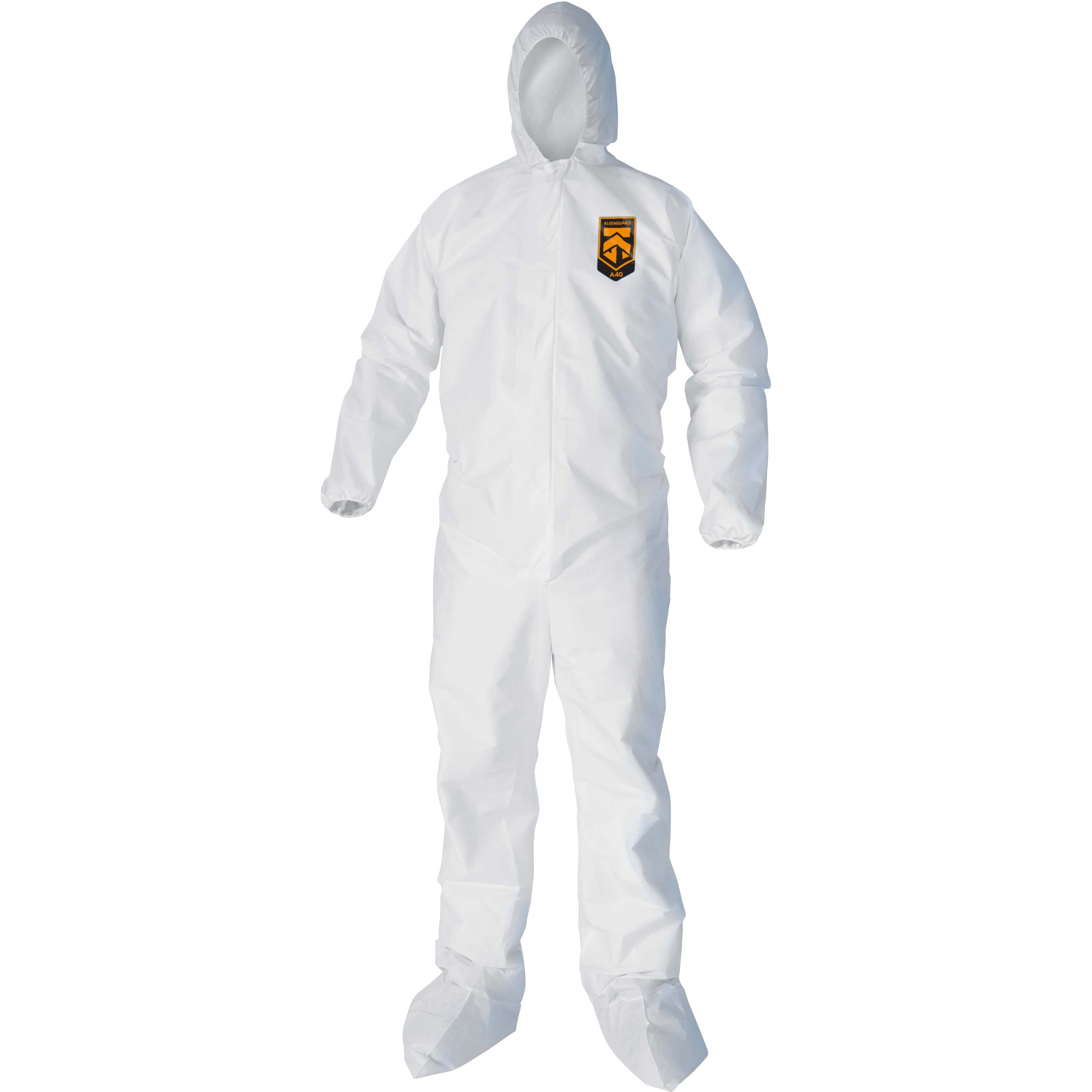 Dupont Tyvek 400 PPE BUNNY SUIT Coveralls with Hood New Size M Price/Per Box. 