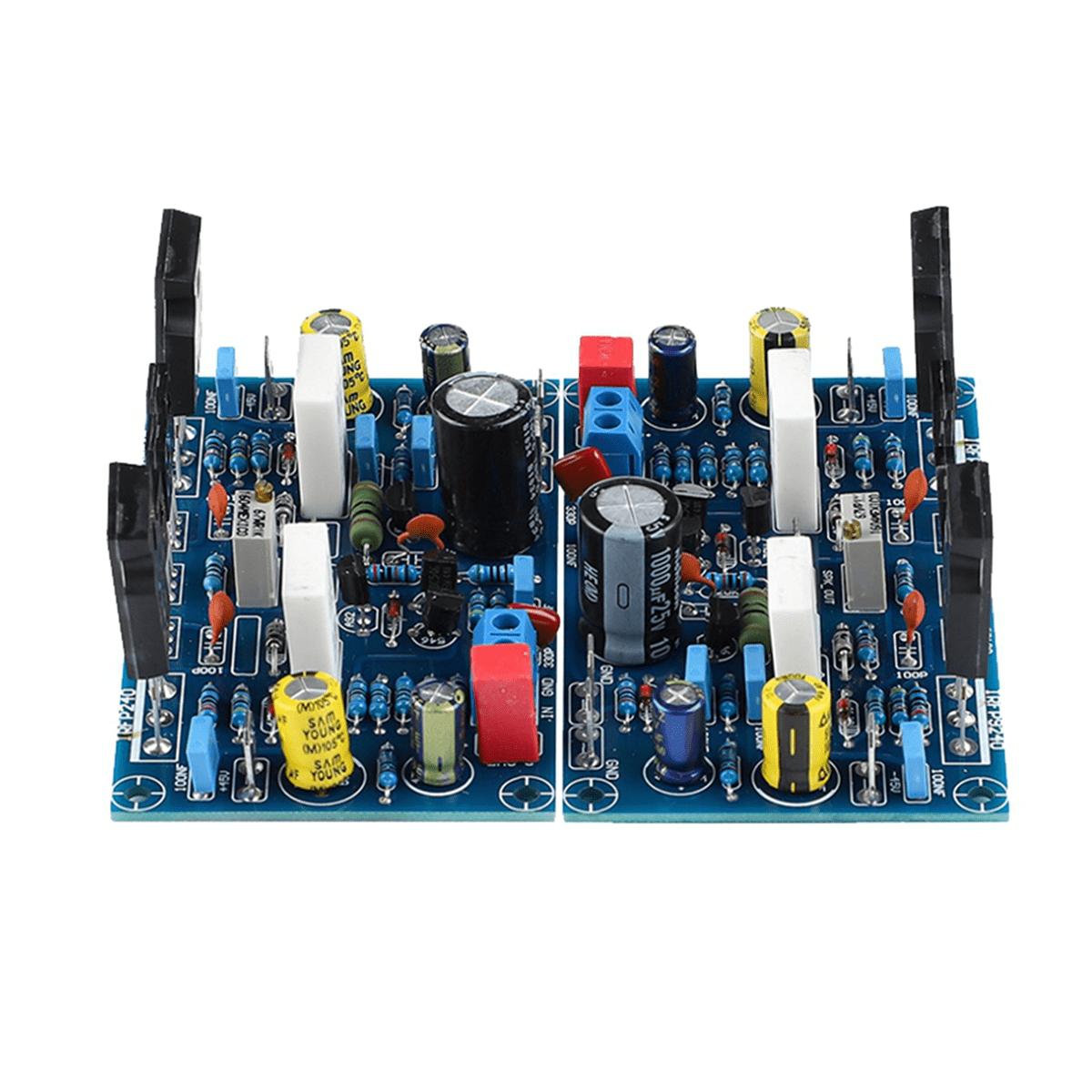 2Pair Power Amplifier Board 100Wx2 Amplificador IRF240 FET Class A Power Amplifier Audio Board Amp for Home Sound,2 Pair Amplifier Board,as shown