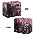 thumbnail image 3 of HELLHERO Sewing Machine Dust Cover Black Cat Cherry Blossoms Stylish Storage Pocket for Mom Wife Gifts, 3 of 8