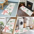 thumbnail image 6 of Red Sage Green Starfish Coastal 2'x6' Runner Rug, Beach Nautical Coral Sea Washable Non-Slip Area Rugs for Hallway Kitchen Floor Bedroom Entryway, Laundry Carpet Decoration Indoor Mat, 6 of 9