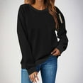 thumbnail image 4 of Sweatshirts for Women Crewneck Long Sleeve Tunic Tops Lightweight Fleece Pullover Shirts for Leggings Fall Fashion Outfits, 4 of 4
