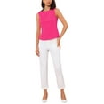 thumbnail image 2 of INSPIRE CHIC Women's Boat Neck Tops Sleeveless Business Work Summer Tank Top M Hot Pink, 2 of 6
