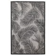 thumbnail image 3 of Liora Manne  Carmel Fronds Indoor/Outdoor Rug Black 3'3"x4'11" 3' x 5' Indoor,Outdoor,Accent Living Room,Patio,Kitchen Rectangle, 3 of 7