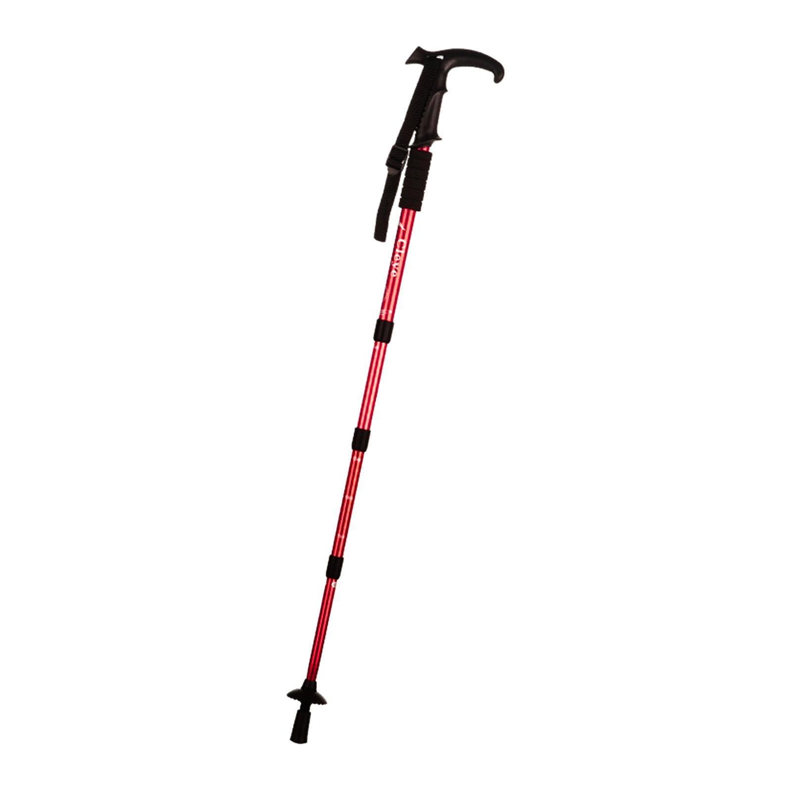 kowaku Hiking Poles Crutch Anti Sweat Grips Strong Support,Accessories,Walking Cane for red