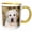 Yellow/White, variant on 3drose, Portrait of Yellow Labrador Retriever Dog - Na02 Zmu0139 - Zandria Muench Beraldo, 15oz Two-tone Yellow Mug