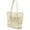 Beige, variant on Livhil Large Mesh Beach Bag Foldable Waterproof Sandproof Tote for Beach, Picnic