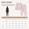 thumbnail image 4 of Kdxio Watermelon Print Womens Pajamas Set Button Down 2 Piece Pjs Long Sleeve Oversized Sleepwear with Pockets-Large, 4 of 6