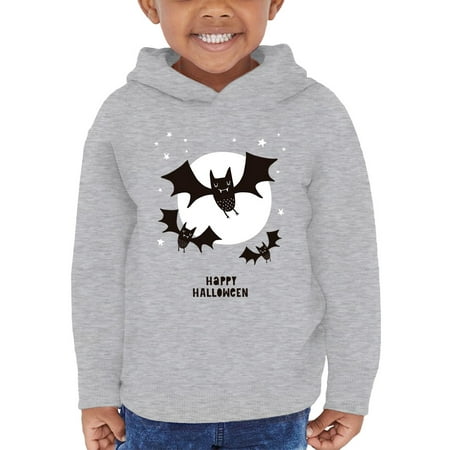 

Bats W Moon Happy Halloween Hoodie Toddler -Image by Shutterstock 5 Toddler