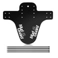 thumbnail image 4 of GLFILL Stylish 3D Carbon Fiber Mountain Bike Mudguards for Front and Rear Tires yellow, 4 of 4