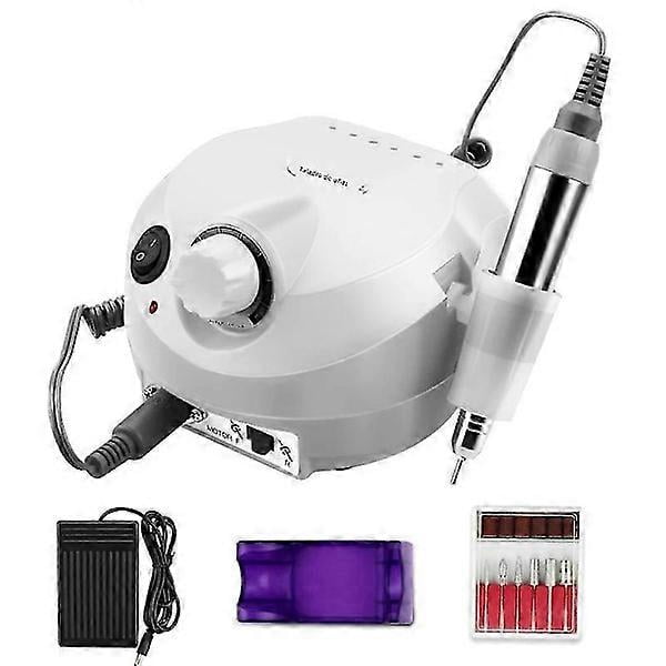 Electric Nail Drill 35000/20000 RPM Manicure Pedicure Drill Set with Nail Tool Clippers 202Gold30000RPM EU