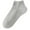 Gray, variant on Xfvqtps Men Sports Socks Ankle Short Tube Solid Color Comfortable Breathable Spring and Summer Socks Khaki