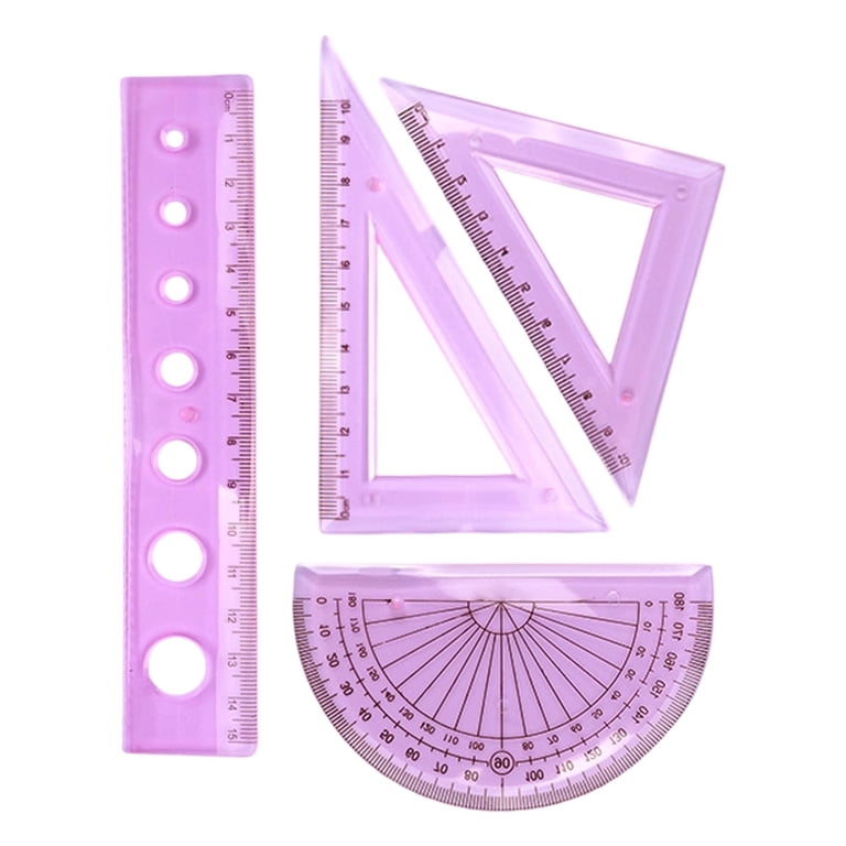 How To Measure With Ruler Flexible Ruler Set 4 Pack Bendable Straight Rulers with Wavy Edge ...