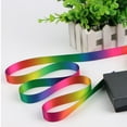 thumbnail image 2 of ORDDIART 1 Roll Rainbow Ribbon for Cake Decoration and Flower Arrangement Craft Supplies, 2 of 8
