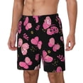 thumbnail image 2 of Balery Girl Butterfly Mens Swim Trunks Swim Shorts for Men Quick Dry Inseam Beach Shorts with Compression Liner Pocket-X-Large, 2 of 9