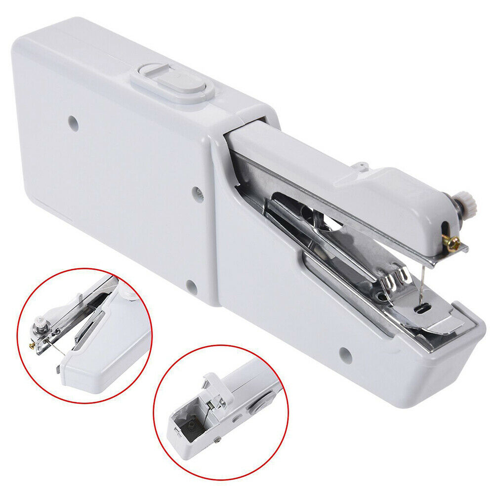 Mini Portable Sewing Machine for DIY Projects Quick Fixes Sewing Curtains, Aprons, Handkerchiefs, Pillowcases