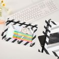 thumbnail image 4 of ALAZA 2 Pack Pencil Pouch Black Stripes Pencil Case for 3 Ring Binder Clear Window Pencil Bag Organizers, 4 of 6