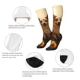 thumbnail image 5 of Fotbe Pastoral Sunflower Corgi print Women's Men's Novelty Crew Socks Cotton Socks Knee High Socks for Walking,Running,Nurses,Pregnancy, 5 of 8
