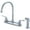 Polished Chrome, variant on Olympia Faucets K-5342 Accent 1.5 GPM Widespread Kitchen Faucet - Chrome