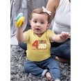 thumbnail image 2 of 4Th July Stripes Flag T-Shirt Infant -Image by Shutterstock,  6 Months, 2 of 4
