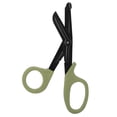thumbnail image 3 of Tijeras de primeros auxilios EMT Sailing tijeras de rescate militar de acero inoxidable Verde militar, 3 of 10