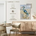 thumbnail image 5 of Elephant Stock Blue Heron Ii Wall Art - Vertical Canvas Wall Art - Dining Room Wall Decor - Animal Canvas - Gray And Beige Decor By Nan - 32" x 48", 5 of 8
