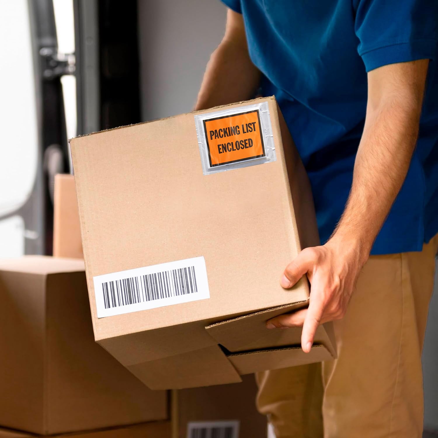 1000 Pack Shipping Supplies Packing Envelopes 1000-Pack Clear