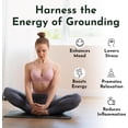 thumbnail image 3 of Grounding Mat Earthing Pad - Earth Grounded Sleep Bed Pad - Ground Chair Desk Mat for Feet Body Yoga Improve Sleeping (16" x 27"), 3 of 7