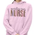 thumbnail image 2 of Operating Room Nurse Leopard Print Hoodie Sweatshirt Unisex 4X-Large Pink, 2 of 5