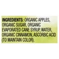 Great Value Organic Cinnamon Applesauce, 4 oz, 6 Cups