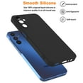 thumbnail image 6 of For Samsung Galaxy A15 5G Phone Case, Ebizware Shockproof Liquid Silicone Case Full-Body Protective Rugged Rubber Slim Cover with Microfiber Lining for Galaxy A15 5G (Black), 6 of 9