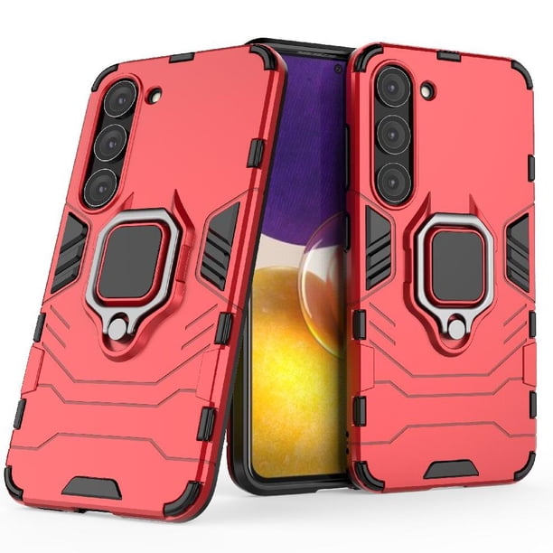 Funda para Samsung Galaxy S23 Plus 5G con Soporte Anillo Giratorio 360° y Protección Resistente a Golpes y Caídas