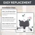 thumbnail image 5 of 5-Pack B-108288 Duckbill Valve Replacement | Compatible with Sloan Flushmate 503 503H 504 Series | Toilet Check Valve for Pressure-Assist Tanks, 5 of 7