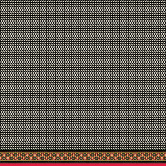 Soimoi Cotton Voile Fabric Geometric Panel Print Sewing Fabric Yard 42 Inch Wide