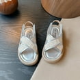 thumbnail image 6 of breaise Baby Girls Summer Sandals Slip on Soft Sandal Infant Toddler Summer Walking Shoes Flat Sandal, 6 of 7