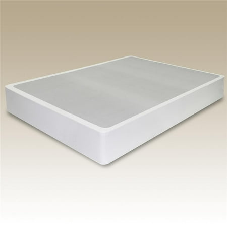 ZINUS No Assembly Metal Box Spring / 9 Inch White Mattress Foundation / Sturdy Metal Structure, Split Queen (B0077UCFXG)